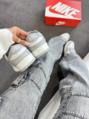 Nk Dunk Low Branco Cinza