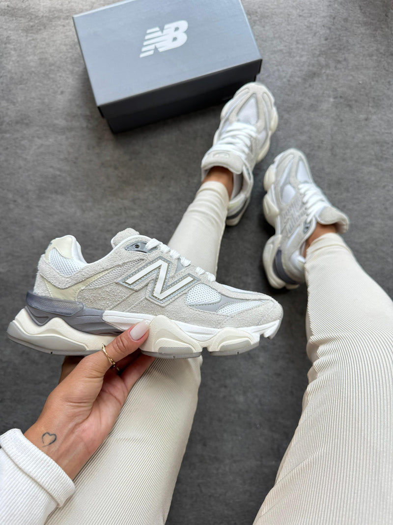 NB 9060 Cinza Branco Couro